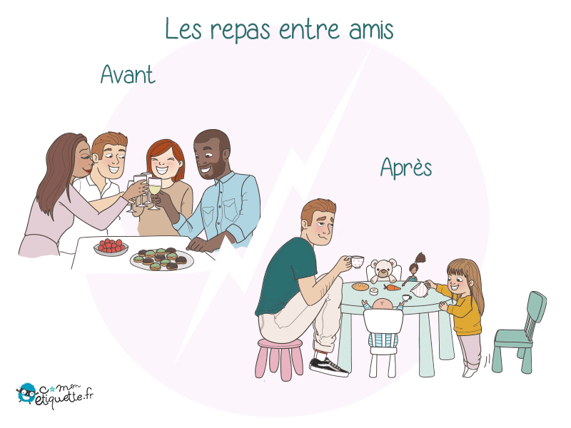 humour repas entre amis