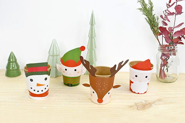 Gobelets de Noël DIY C-MonEtiquette