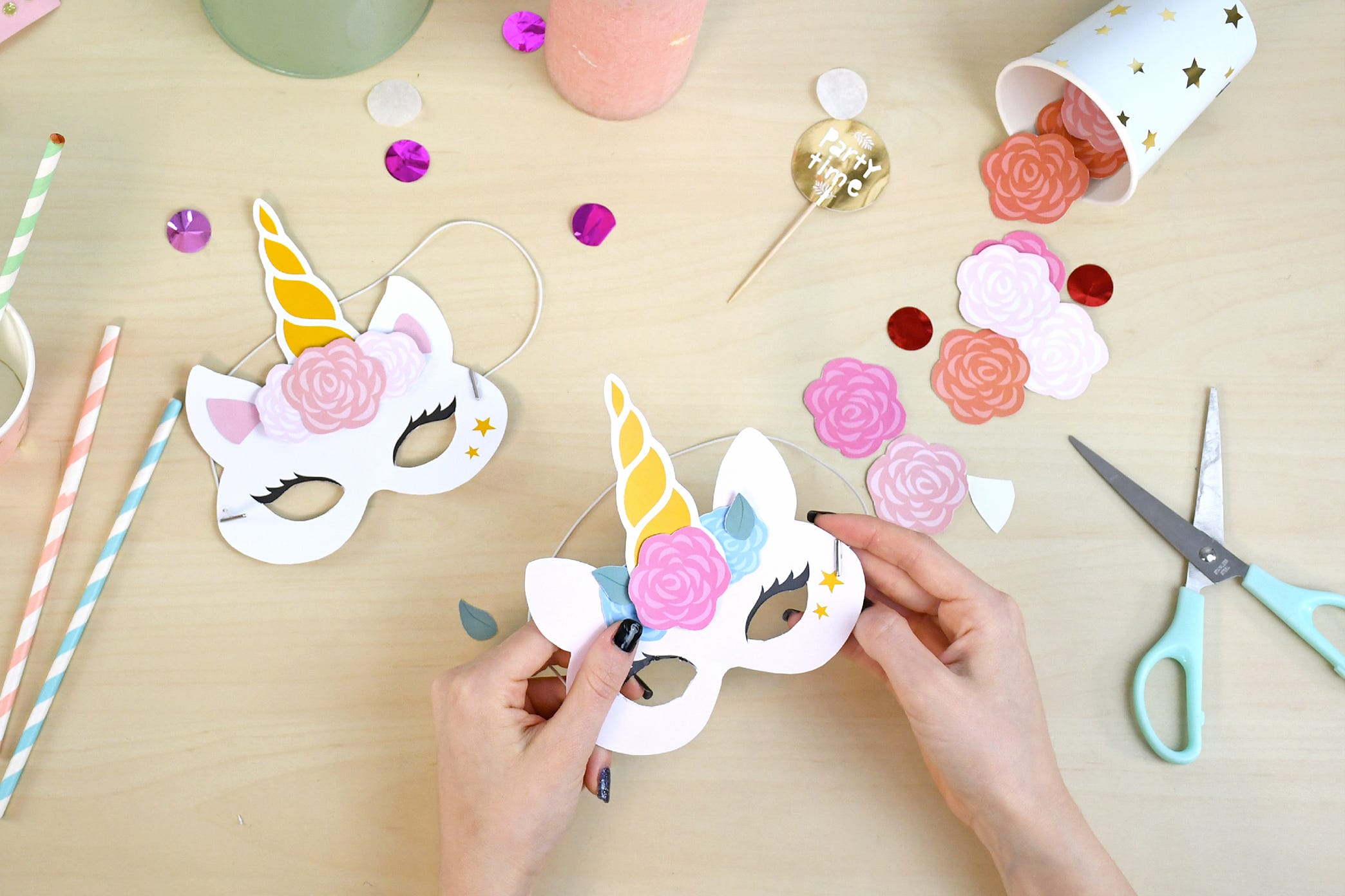 Fabriquer Masque Licorne à Imprimer Masques licornes | DIY C-MonEtiquette