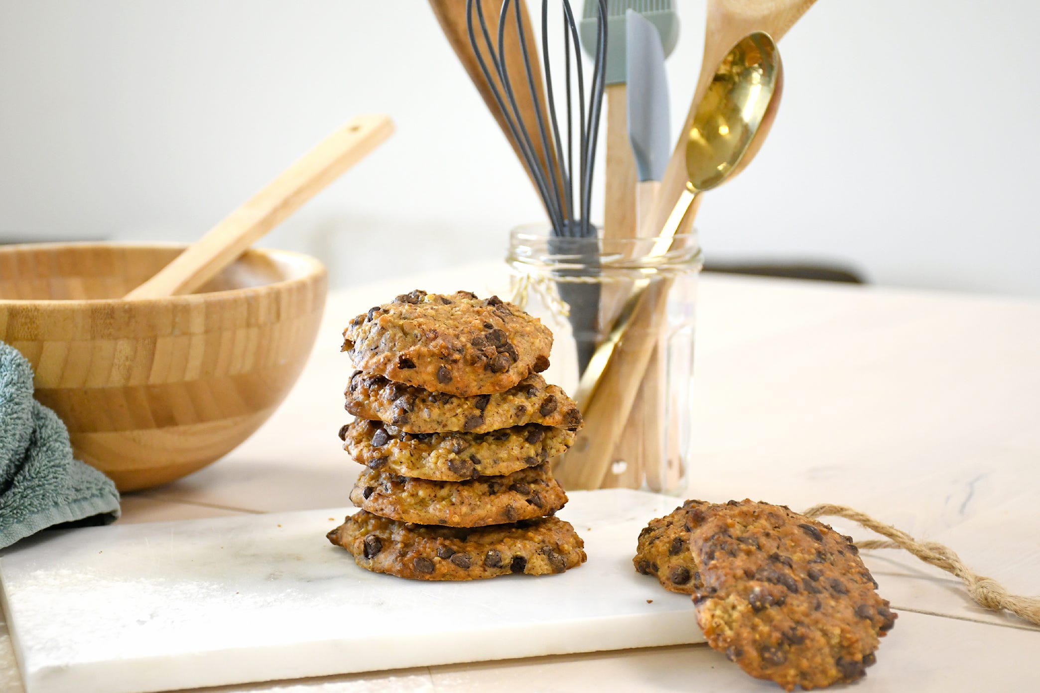 Des cookies gourmands au quinoa et aux pépites de chocolat pour un goûter original !