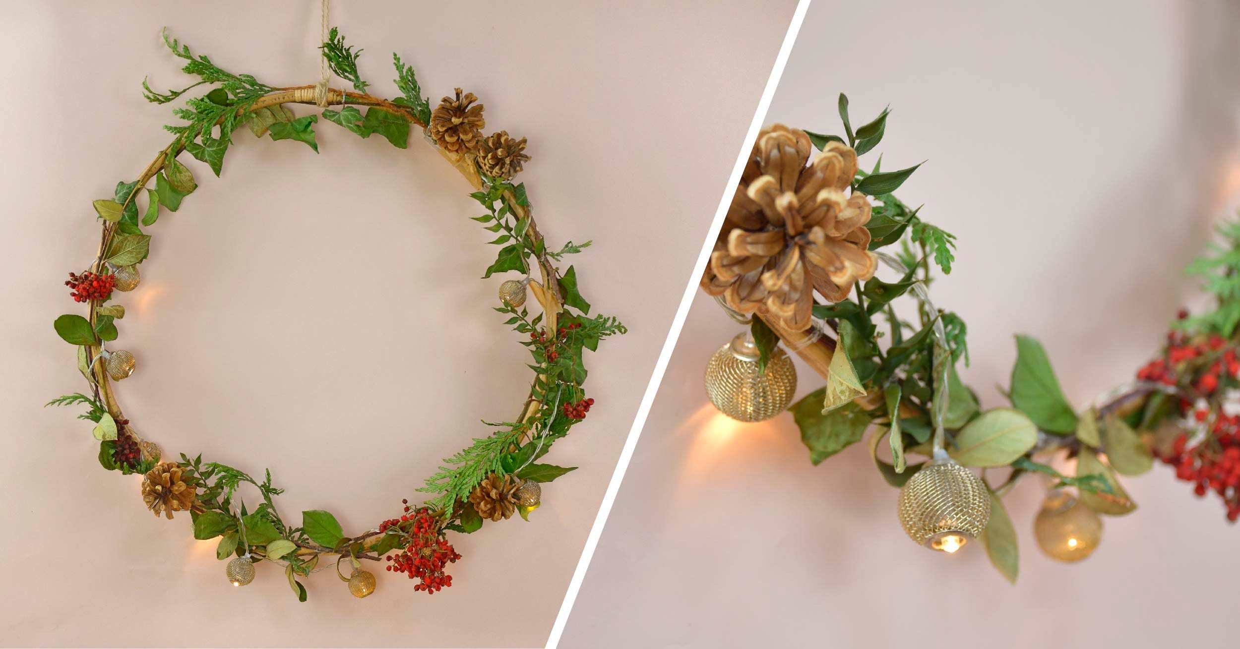 diy couronne noel