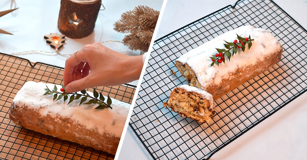 Recette des pays frontaliers : la brioche de Noël dite Stollen