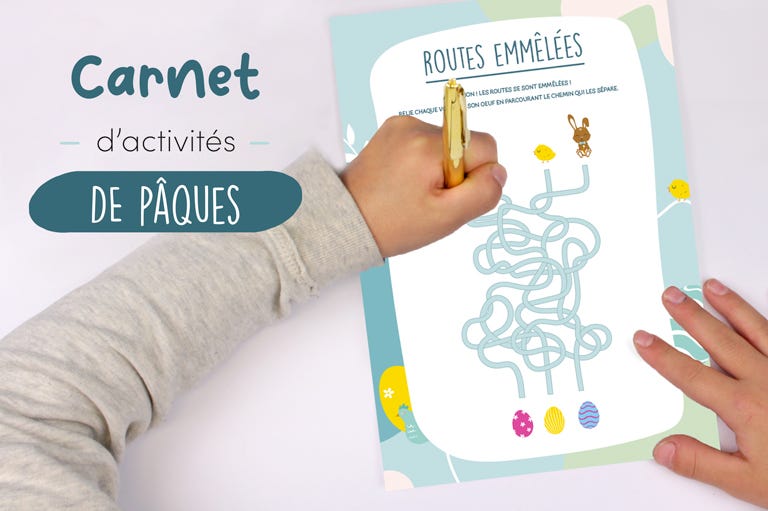 Cahier d'Activités de Pâques pour Enfants