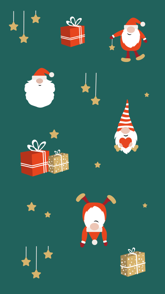 Fond d'écran père noël amusant