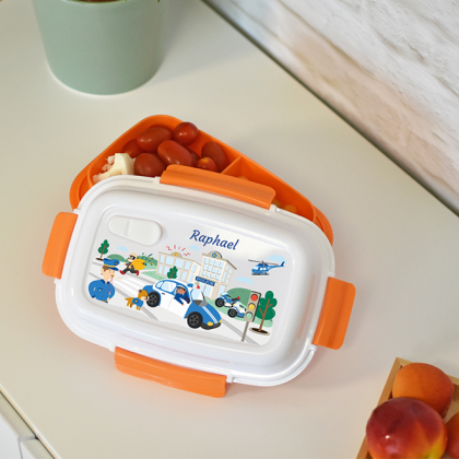 Lunch box bento isotherme personnalisée enfant - Tropicale