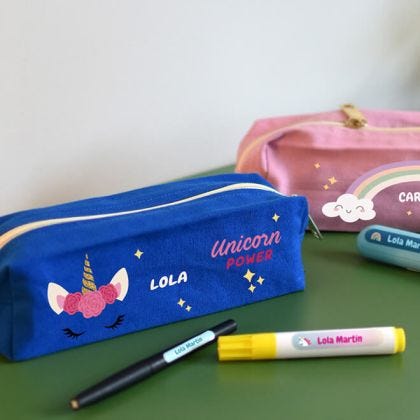 Trousse scolaire personnalisée