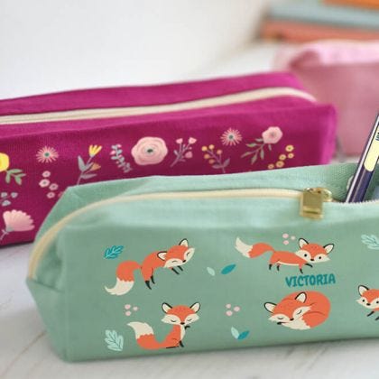 Trousse école enfant personnalisée Fleur2kaktus