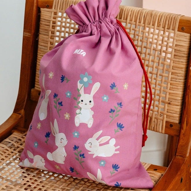 Sac à Cahiers Personnalisé Avec Prénom - Pour école, Bibliothèque, Maternelle - Motif Au Choix (Raiponce) - 4